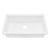 Ruvati 32-inch Granite Composite Quartz Workstation Undermount Kitchen Sink Single Bowl White - RVG2303WH