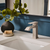 Ruvati Decora Single Handle Square Art Deco Square Transitional Bathroom Faucet in Brushed Nickel - RVF5132BN