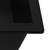 Ruvati 33-inch Drop-in Topmount Workstation 50/50 Double Bowl Granite Composite Quartz Kitchen Sink - Midnight Black - RVG1343BK