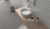 Ruvati 23 x 14 inch Fluted Vessel Bathroom Sink epiStone Solid Surface Modern Oval Matte White - RVB2823WH