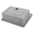 Ruvati 27-inch Undermount Workstation 16 Gauge Stainless Steel Kitchen Sink Single Bowl - RVM5227