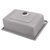 Ruvati 28 x 22 inch Drop-in Topmount Workstation Kitchen Sink 16 Gauge Stainless Steel Single Bowl - RVM5228
