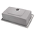 Ruvati 33 x 22 inch Drop-in Topmount Workstation Kitchen Sink 16 Gauge Stainless Steel Single Bowl - RVM5233