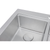 Ruvati 33-inch Drop In Topmount 50/50 Double Bowl Workstation 16 Gauge Stainless Steel Kitchen Sink - RVM5232