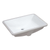Ruvati 21 x 14 inch Undermount Bathroom Vanity Sink White Rectangle Porcelain Ceramic with Overflow - RVB0723