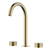 Ruvati Athena Two Handle Stone Marble Luxury Knob Widespread Bathroom Faucet in Brushed Gold - RVF5232SG