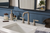 Ruvati Barolo Two Handle Widespread Art Deco Transitional Bathroom Faucet in Brushed Nickel - RVF5236BN