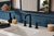 Ruvati Barolo Two Handle Widespread Art Deco Modern Luxury Bathroom Faucet in Matte Black- RVF5236MB
