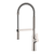 Ruvati Seneca Stainless Steel Single Handle Pull Down Kitchen Faucet Tall Spring Commercial with Pre-Rinse Sprayer - RVF1233BN