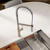 Ruvati Seneca Stainless Steel Single Handle Pull Down Kitchen Faucet Tall Spring Commercial with Pre-Rinse Sprayer - RVF1233BN