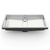 Ruvati 33 x 12 inch Brushed Stainless Steel Semi-Recessed Drop-in Topmount Ramp Bathroom Sink Stainless Steel  RVH6244ST