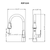 Ruvati Simoni Brushed Gold Kitchen Faucet Single Handle Traditional Farmhouse with Pull Down Spray Hose - RVF1234SG