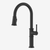 Ruvati Idris Single Handle Pull Down Kitchen Faucet Transitional Modern with Sprayer in Matte Black - RVF1239MB