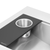 Ruvati 21 x 17 Bathroom Workstation Sink Drop in Topmount in Stainless Steel - RVH5521ST