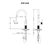 Ruvati Isola Single Handle Pull Down Kitchen Faucet Knurling Contemporary Tall Arc in Stainless Steel - RVF1248BN