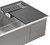 Ruvati Cutting Board with Inserted Colander Workstation Accessory in Black Composite - RVA1220BWC