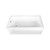 Kingston Brass 66" Acrylic Rectangular 3-Wall Alcove Tub Combo with Waste and Overflow Drain (Left Hand Drain), Glossy White/Polished Nickel - CVTAP663222L6