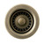 Whitehaus WC2BASK 2" Basket Strainer - Antique Brass
