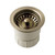Whitehaus WC2BASK 2" Basket Strainer - Antique Brass