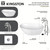 Kingston Brass 59" Acrylic Oval Single Slipper Freestanding Tub with Faucet Combo and Drain, Glossy White/Polished Chrome - KTRS5929266K1