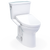 TOTO® Drake® Transitional WASHLET®+ Two-Piece Elongated 1.28 GPF Universal Height TORNADO FLUSH® Toilet with S2 Bidet Seat, Cotton White - MW7863346CEFG#01