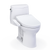 TOTO® WASHLET+® UltraMax® II One-Piece Elongated 1.28 GPF Toilet and WASHLET+® S2 Bidet Seat, Cotton White - MW6043346CEFG#01