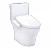 TOTO® WASHLET+®  Aquia IV Two-Piece Elongated Dual Flush 1.28 and 0.9 GPF Toilet and WASHLET S2 Bidet Seat, Cotton White - MW4463346CEMGN#01