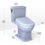TOTO® WASHLET®+  Connelly® Two-Piece Elongated Dual Flush 1.28 and 0.9 GPF Toilet and WASHLET S5 Bidet Seat, Cotton White - MW4943446CEMFG#01
