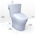 TOTO® WASHLET®+ Aquia IV® Arc Two-Piece Elongated Dual Flush 1.28 and 0.9 GPF Toilet with S5 Bidet Seat, Cotton White - MW4483446CEMFGN#01
