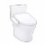 TOTO® WASHLET®+ Aquia® IV One-Piece Elongated Dual Flush 1.28 and 0.9 GPF Toilet and WASHLET S2 Bidet Seat, Cotton White - MW6463346CEMFGN#01