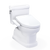 TOTO® WASHLET®+ Eco Guinevere® Elongated 1.28 GPF Universal Height Toilet with S2 Bidet Seat, Cotton White - MW9743346CEFG#01