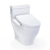 TOTO® WASHLET+® Aimes One-Piece Elongated 1.28 GPF Toilet and WASHLET S2 Bidet Seat, Cotton White - MW6263346CEFG#01