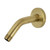 Kingston Brass AquaElements 6" Shower Arm with Round Flange, Brushed Brass - K151K7