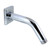 Kingston Brass Claremont 7" Shower Arm with Square Flange, Polished Chrome - K412K1