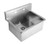 Whitehaus WHNC2520 25" Noah Commercial Drop-in Laundry / Scrub Sink - Brushed Stainless Steel