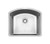 Whitehaus WHNC2321 Noah Chefhaus Single Bowl Undermount Kitchen Sink 23 1/4" - Brushed Stainless Steel