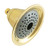 Kingston Brass Shower Scape 6" Round 2-Function ABS Shower Head, Polished Brass - KX362