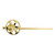Kingston Brass Belknap Universal Front or Side Mount Toilet Tank Lever, Polished Brass - KTRXD2