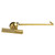 Kingston Brass Convergent Universal Front or Side Mount Toilet Tank Lever with Knurled Handle, Brushed Brass - KTKNLD7
