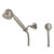 Kingston Brass Restoration Hand Shower Kit, Brushed Nickel - KX1038BE