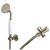 Kingston Brass Victorian Hand Shower Kit, Brushed Nickel - KX1058SD