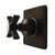 Kingston Brass Millennium Single-Handle Six-Way Diverter Valve with Square Trim Kit, Oil Rubbed Bronze - KS4045ZX