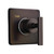 Kingston Brass Manhattan Single-Handle Three-Way Diverter Valve with Square Trim Kit, Oil Rubbed Bronze - KS3045CML