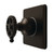 Kingston Brass Fuller Single-Handle Six-Way Diverter Valve with Square Trim Kit, Oil Rubbed Bronze - KS4045CG