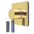 Kingston Brass Verona Single-Handle Six-Way Diverter Valve with Square Trim Kit, Polished Brass - KS4042KPS