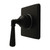 Kingston Brass Metropolitan Single-Handle Six-Way Diverter Valve with Square Trim Kit, Matte Black - KS4040HL