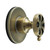Kingston Brass Belknap Single-Handle Three-Way Diverter Valve with Round Trim Kit, Antique Brass - KS3033RX