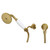 Kingston Brass Victorian Hand Shower Kit, Brushed Brass - KX1057BE