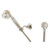 Kingston Brass Restoration Hand Shower Kit, Polished Nickel - KX1036BE