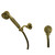 Kingston Brass Vintage Hand Shower Kit, Antique Brass - KX1073BE